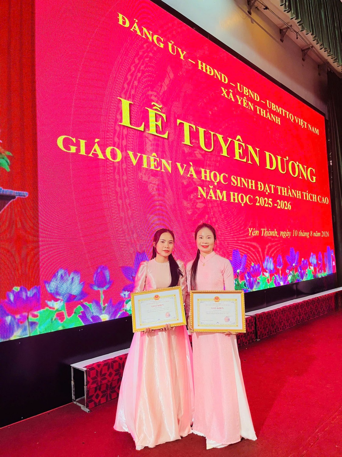VINH DANH GIÁO VIÊN ĐẠT THÀNH TÍCH CAO CẤP TỈNH – NIỀM TỰ HÀO CỦA TRƯỜNG MẦM NON NHÂN THÀNH
